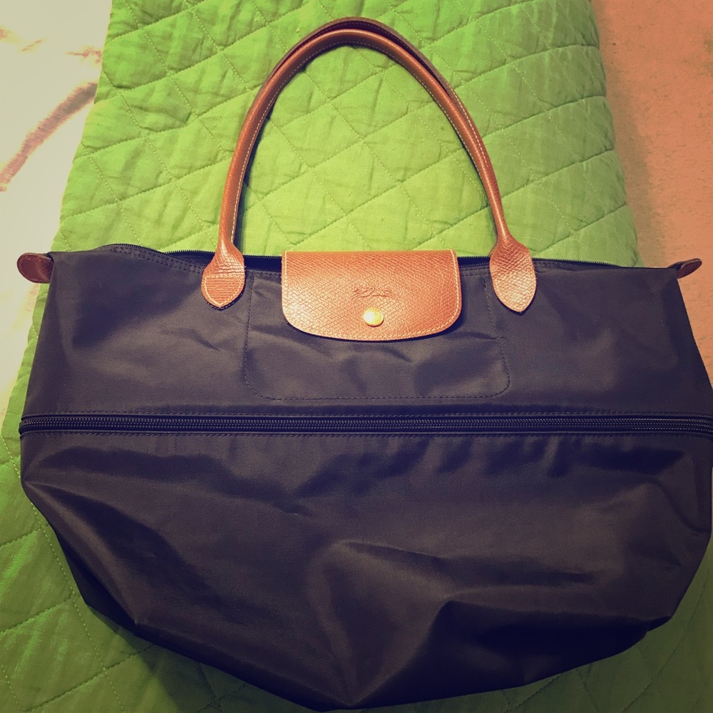 Longchamp le pilage large expandable tote